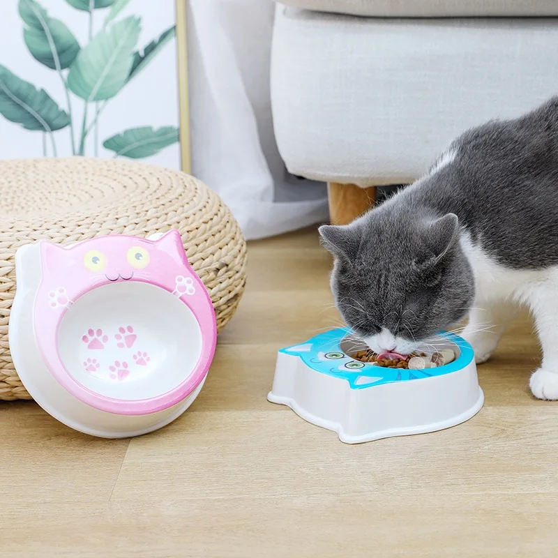 

Pet Feeder Cat Food Bowl Dog Water Dispenser Cat Feeding Water Bowl Puppy Tableware Food Container Creative Pet Automatic Feeder
