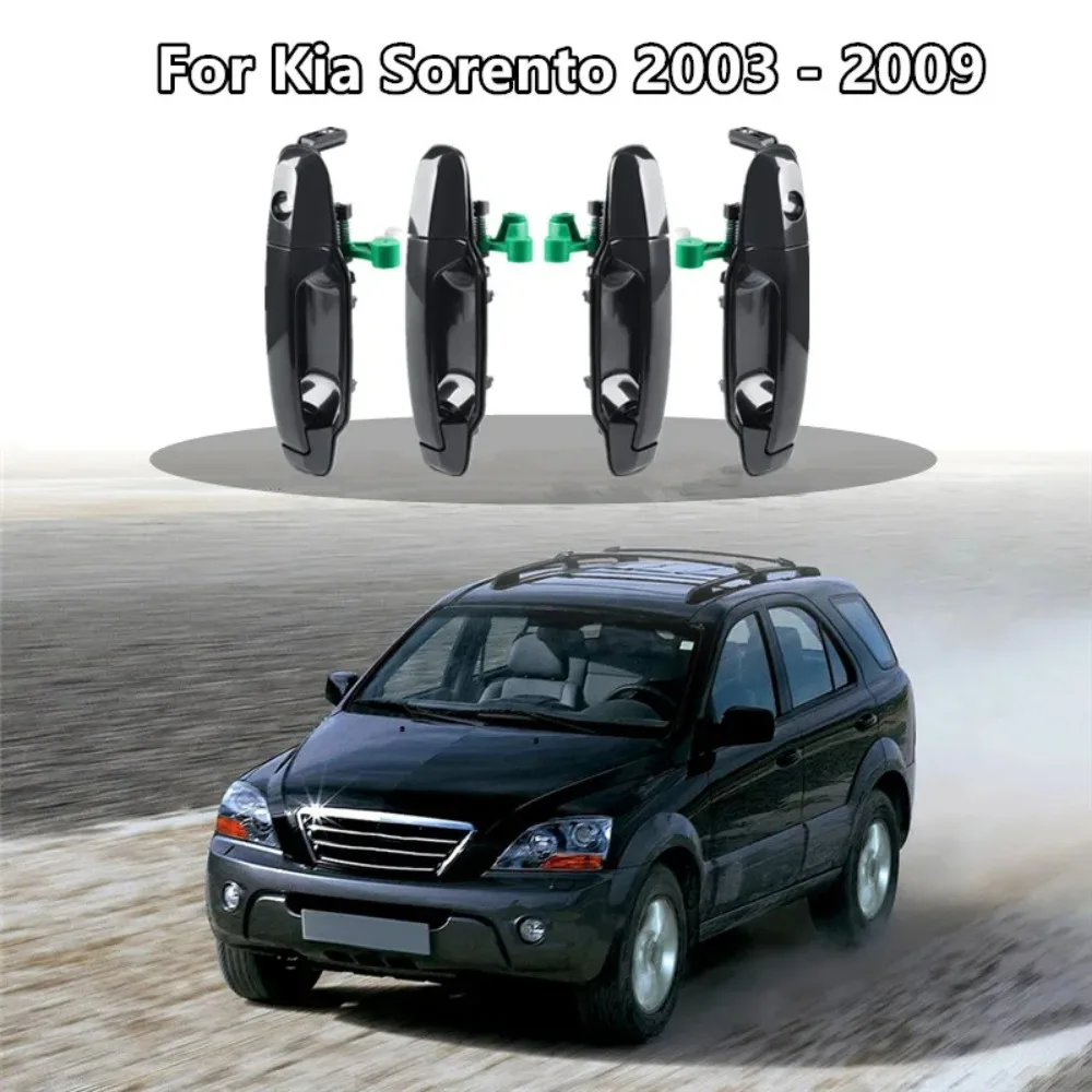Фото Наружные дверные ручки для Kia Sorento 2003-2009, замена 82650-3E000, 81158, 81155, передние и задние, левые и правые. №1