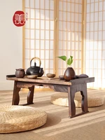 solid wood kang table bay window table small coffee tea table japanese tatami table folding household low table sitting table