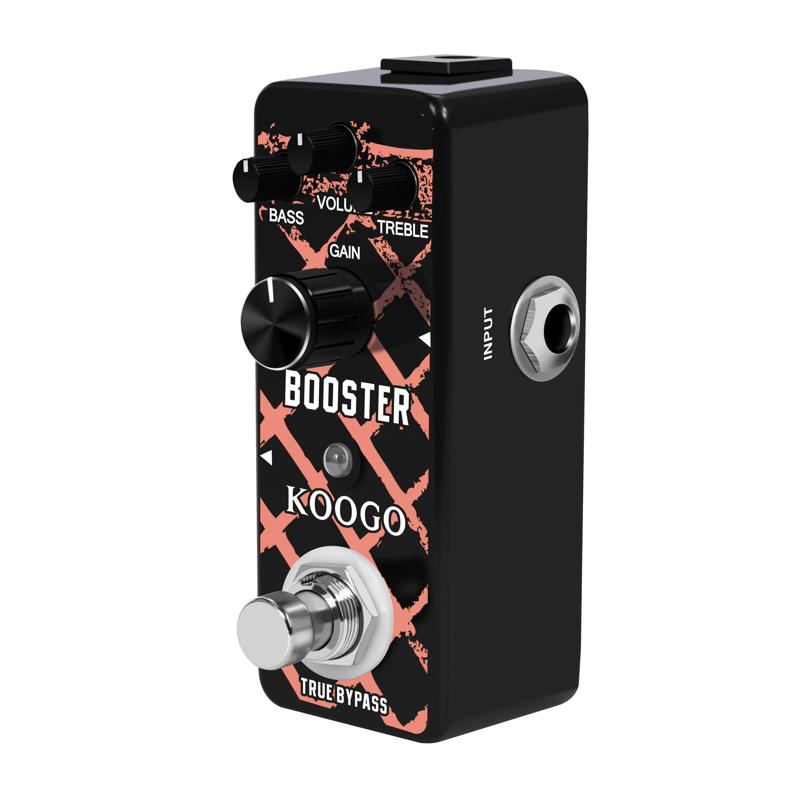 Koogo LEF-318 Guitar Booster Pedal Pure Boost Effect Pedals Analog Pure Signal Amplification Sound Encouraging