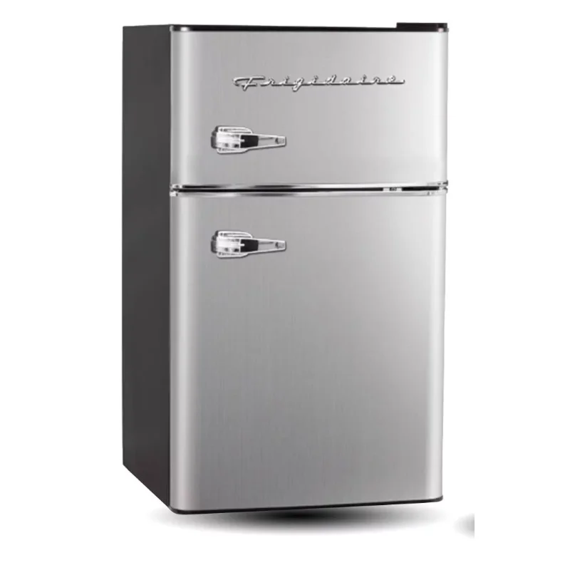 

Frigidaire, 3.2 CU FT. Capacity 2 Door Compact Refrigerator with Chrome Trim , EFR391, Platinum refrigerator freezer