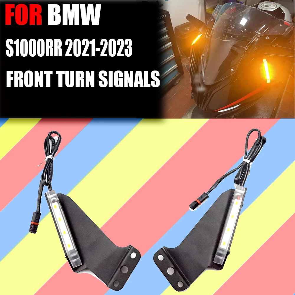Motorcycle LED Front turn signal Light For BMW S1000RR 2019 2020 2021 2022 2023 Invisible Wing Indicator Lamp S 1000 RR