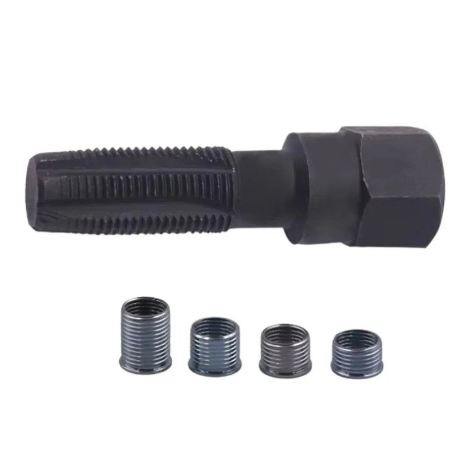 Ремкомплект для ремонта резьбы свечи зажигания 14 мм набор головки блока