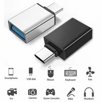 type c to usb3 0 otg adapter usb type c for huawei p20 p30 pro male to usb female converter for macbook