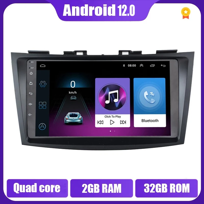

2G+32G Android 12.0 Car Stereo No DVD Player for Suzuki Swift 2011-2015 Auto Radio Multimedia MP5 Player GPS Navi Headunit 2Din