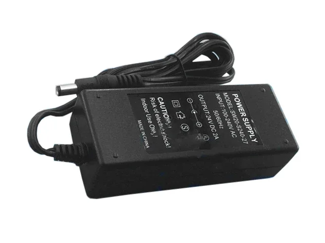 Адаптер питания Φ 24V 2A Barrel 5 5/2 1mm 2-Prong