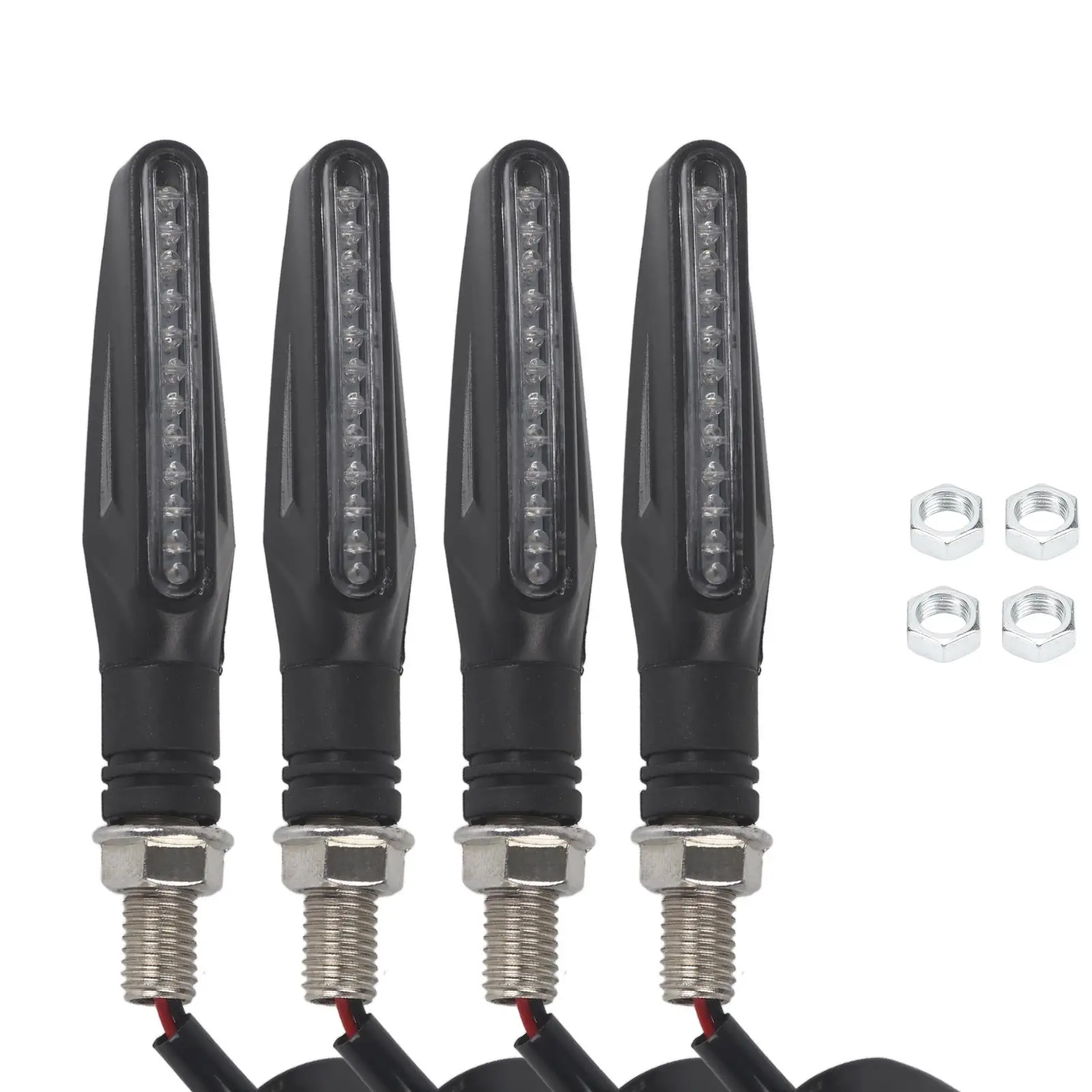 Светодиодные указатели поворота для мотоцикла 12 В универсальные дневные ходовые