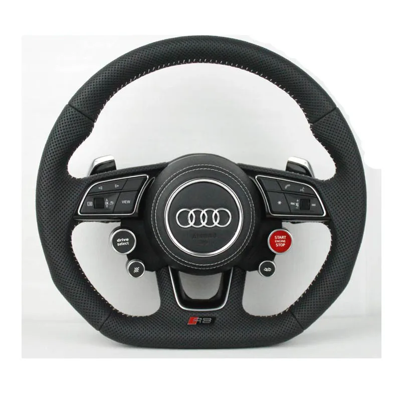 Подходит для Audi A4 S4 A5 S5 B9 2017 2018 2019 замена углеродного волокна или кожи Алькантара