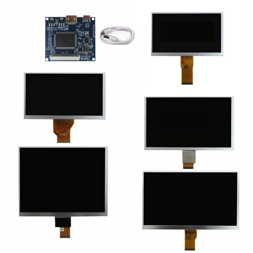 Фото 6,5/7/9/10,1-дюймовый ЖК-дисплей с HDMI-подключением, контроллер-монитор для мини-компьютеров Banana/Orange/Raspberry Pi №1