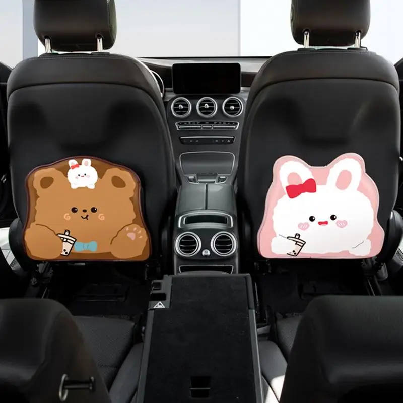 

Car Seat Back Protector Storage Pocket Wear Anti Kick Seat Back Pad Waterproof Car Kick Mats Anti Kick Mat Anti Dirt Pad For Car