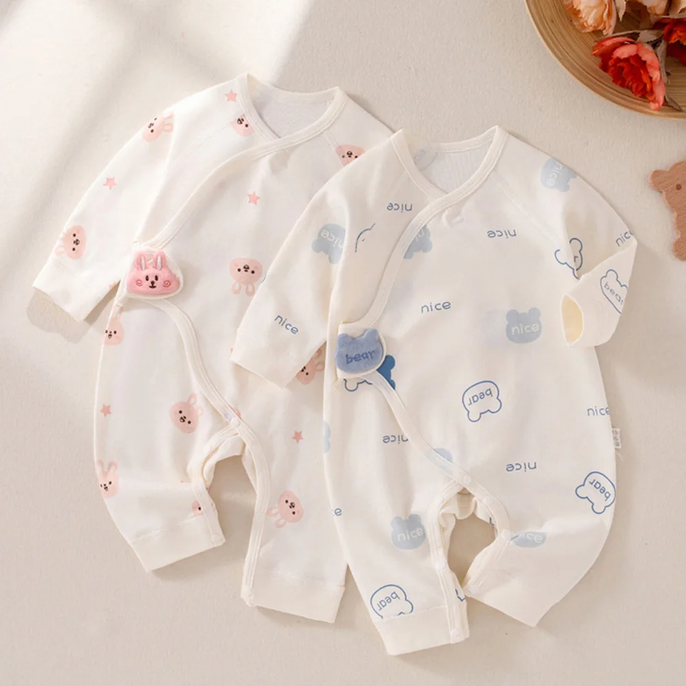 

Baby Boy Onesie Long Sleeve 100% Cotton Spring Autumn Winter Newborn Romper 0-3 Months Hospital Girl Clothes Free Shipping