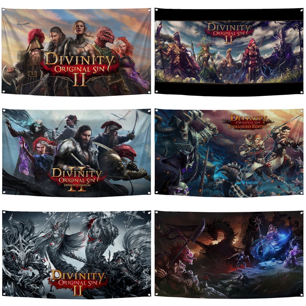 

2 × 3 фута, 3 × 5 футов, оригинальный гобелен с печатным изображением из полиэстера, игровой баннер для декора