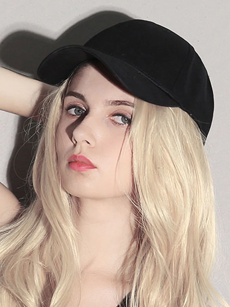 

CHSDCSI Hip Hop Hat Women Curved Visor Outdoor Solid Color Baseball Cap Fashion Adjustable Unisex Plain Dustproof Leisure Men