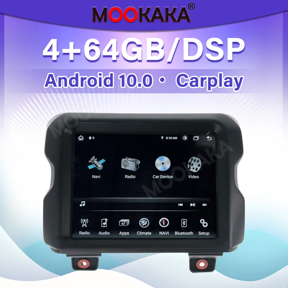 

For Jeep Wrangler 2007 Android 11 Car Multimedia Player Auto Radio GPS Navigation Audio Stereo