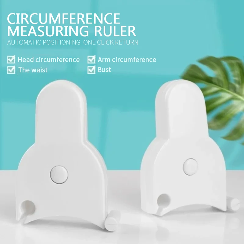 

For Body Waist Ruler Double-sided Retractable Meter Measure Y-shaped White Tape Sewing Ruler Tools Metric Tape Measure