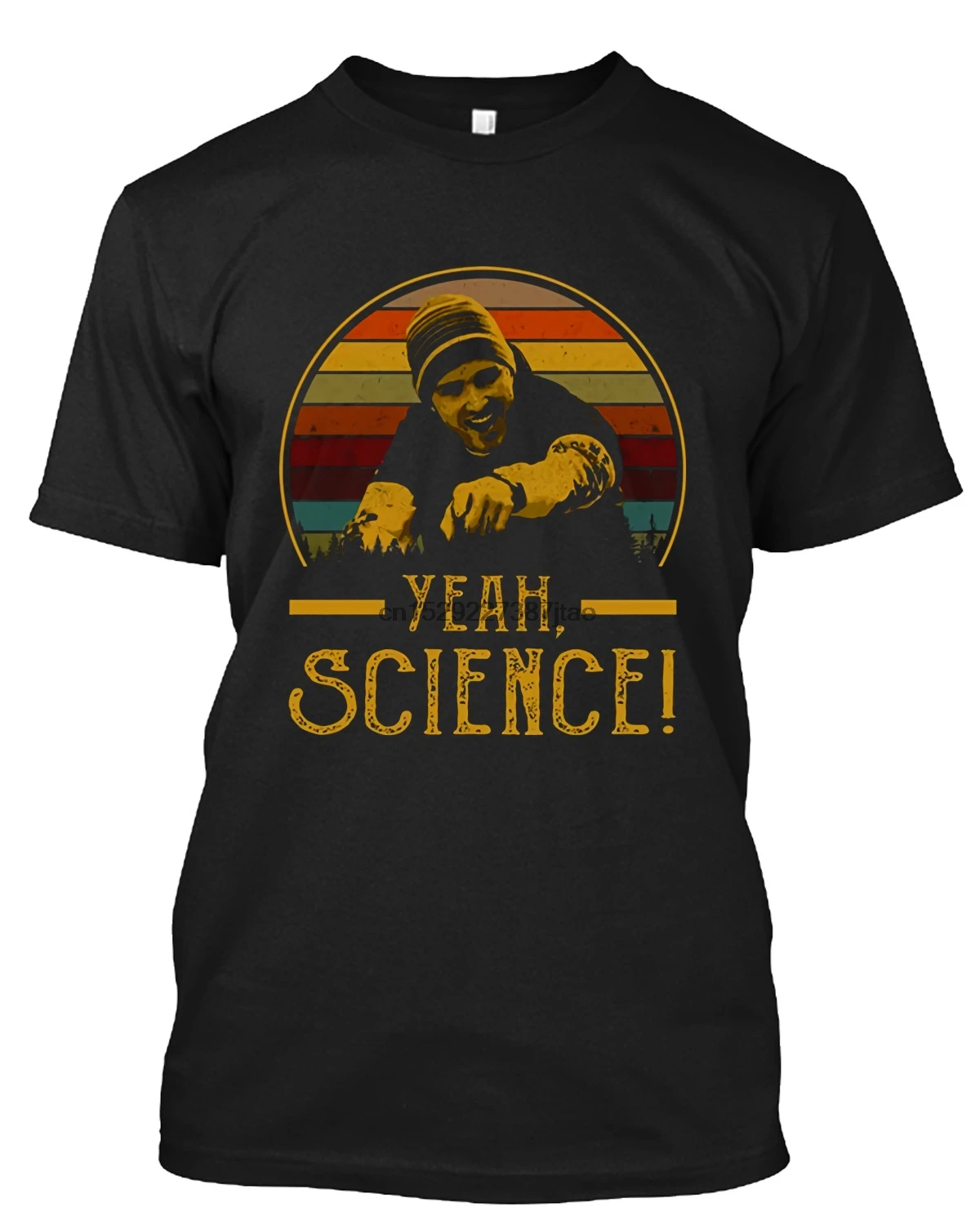 Забавная винтажная Ретро футболка с забавным фильмом Yeah Science размер S - 5XL купить
