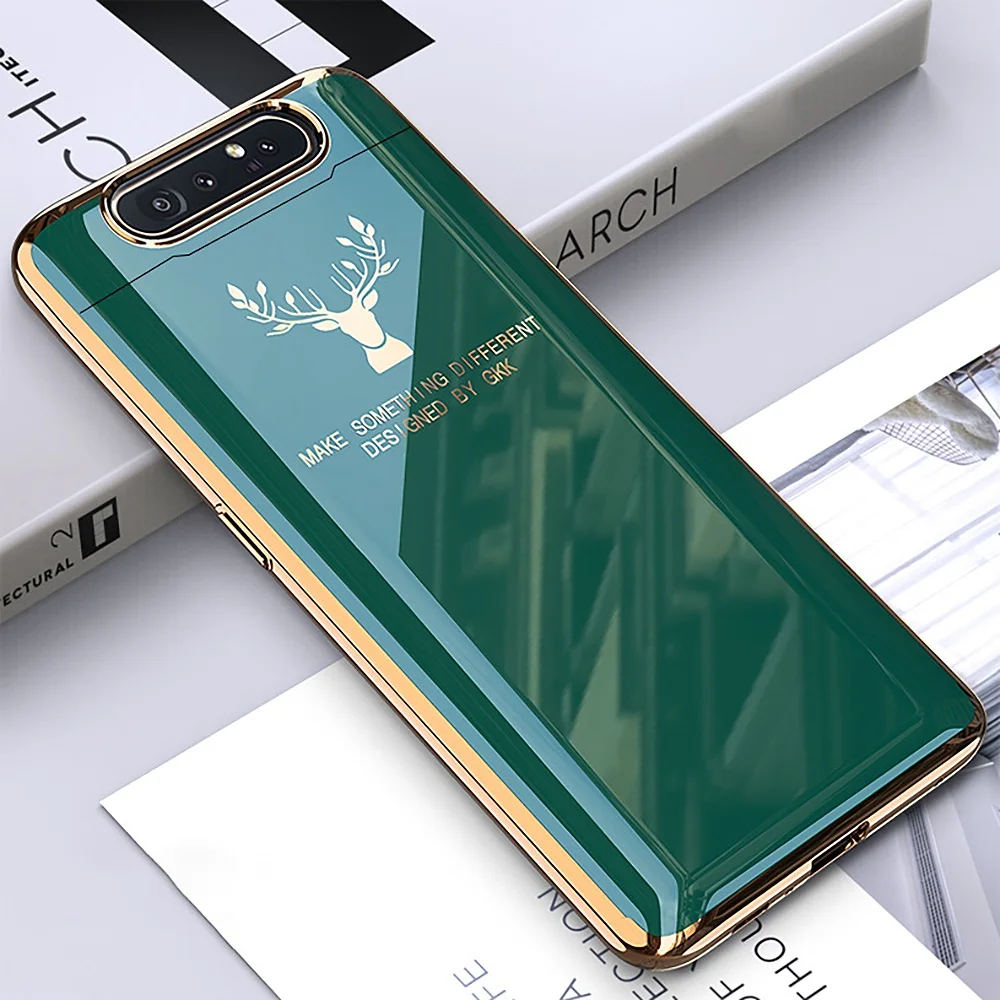 Чехол для Samsung A80 мобильный телефон полноразмерный противоударный Магнитный