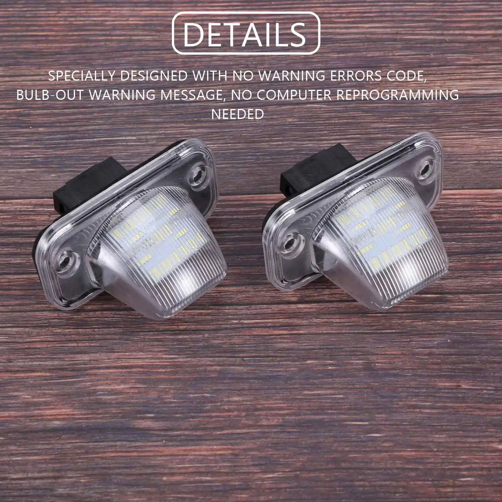 Автомобильный идентификатор для номерного знака 18SMD светодиодный транспортера