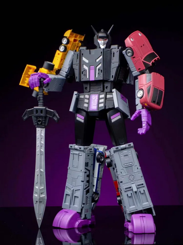 

【In Stock】100% Originele MS-B34 Highway Overlord Menasor Fine Coating 5 In 1 Set 3rd Party Transformation Robot Toy Action Figur