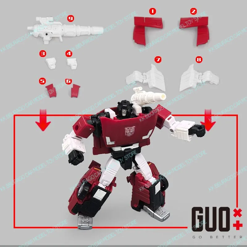 Фото GUO Studio Transformation SS Devastation Sideswipe Studio Series, комплект обновлений для экшн-фигурок, аксессуары GO BETTER, подарок для мальчика №3