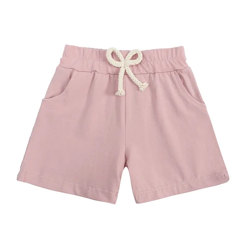 

Summer Short Pants for Boys Fashion Solid Color Kids Clothes Girls Shorts Cotton Children Clothes Boys Shorts 1-5 Years