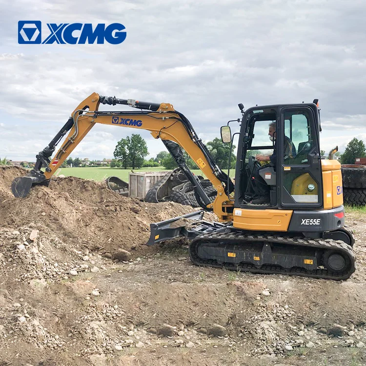 

Маленький экскаватор XCMG XE55E, 5 тонн, 6 тонн, мини-экскаватор по цене