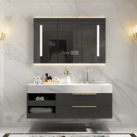 solid wood boards modern smart home improvement furniture bathroom fixture bathroom cabinets bathroom vanities cabinet with sink
