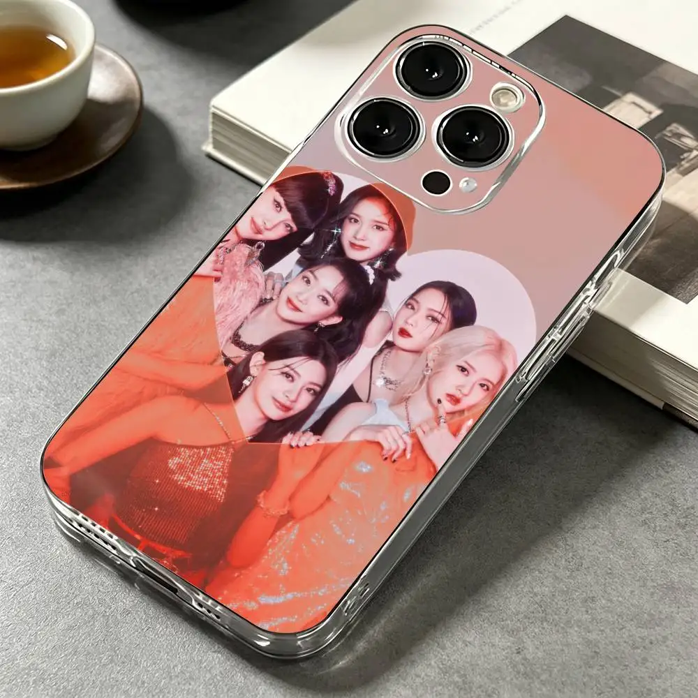 Фото Прекрасный уникальный чехол для телефона Lovely Idol S-STAYC Yoon для iPhone 17 16 15 11 12 14 13 Pro Max Mini 17E, противоударный, прозрачный №4
