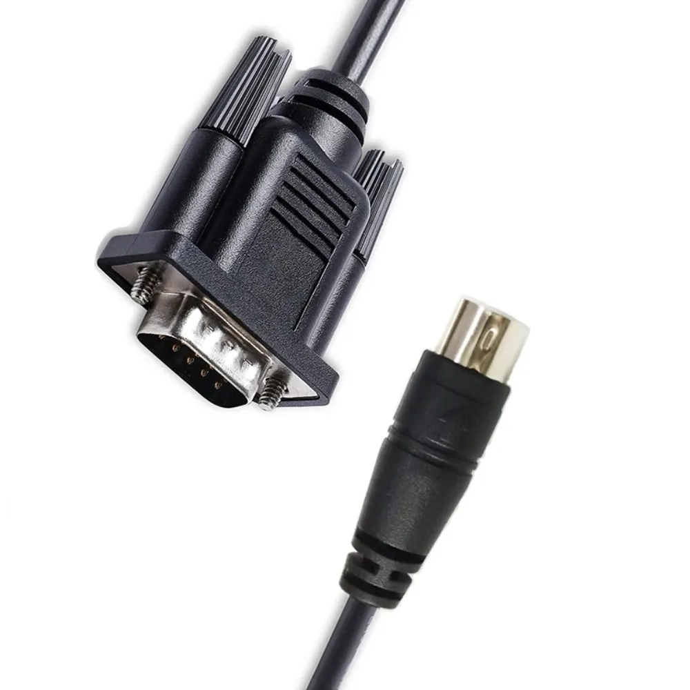 Фото Последовательный кабель RS232 DB9 «папа» — Mini Din 8P для подключения HMI Delta DVP PLC и DOP — коммуникационный кабель промышленного класса №3