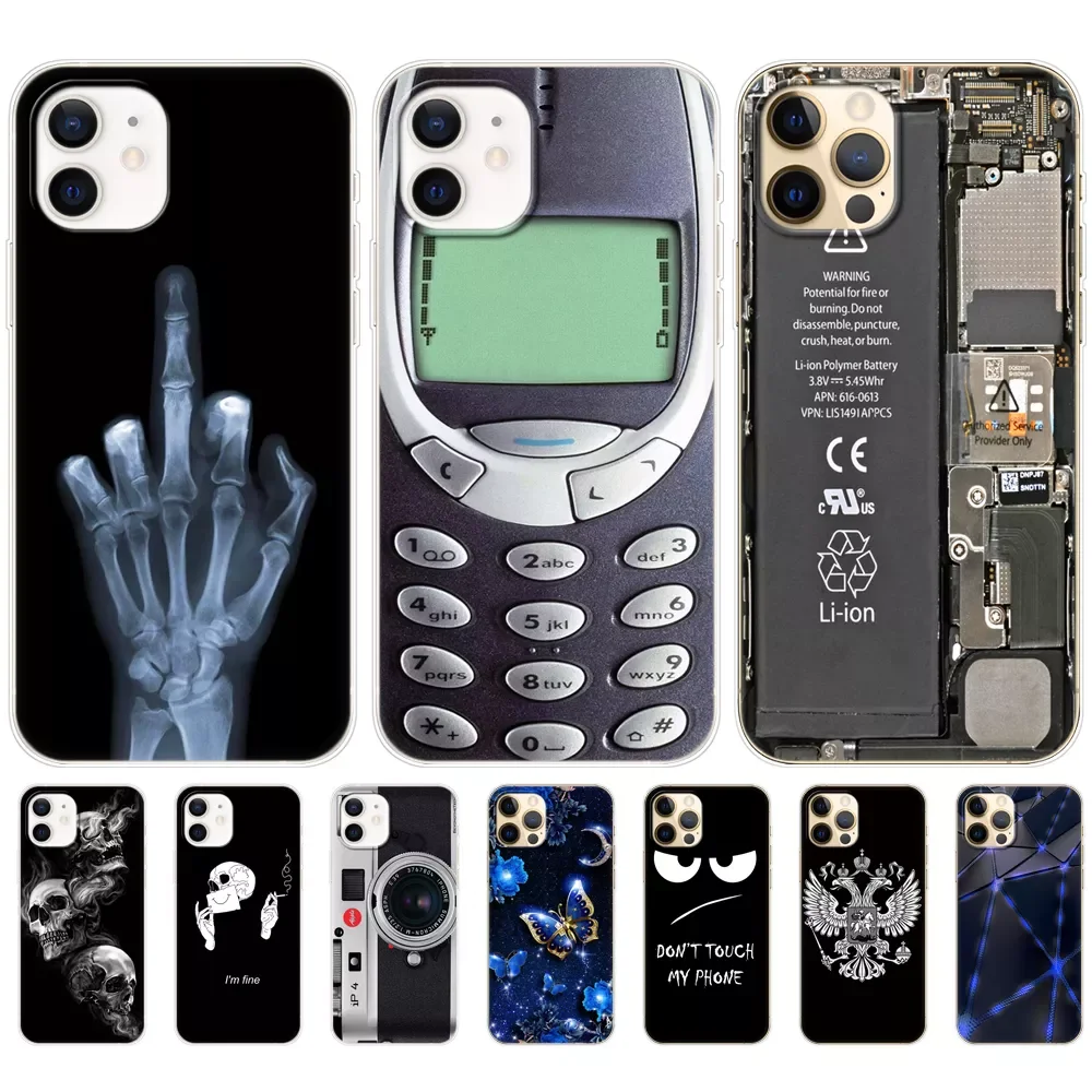 

Чехлы для iphone 12, чехол для iphone 12 mini, 12 Pro Max, мягкий силиконовый чехол для телефона apple iPhone12, iphone 12 Pro, задний бампер