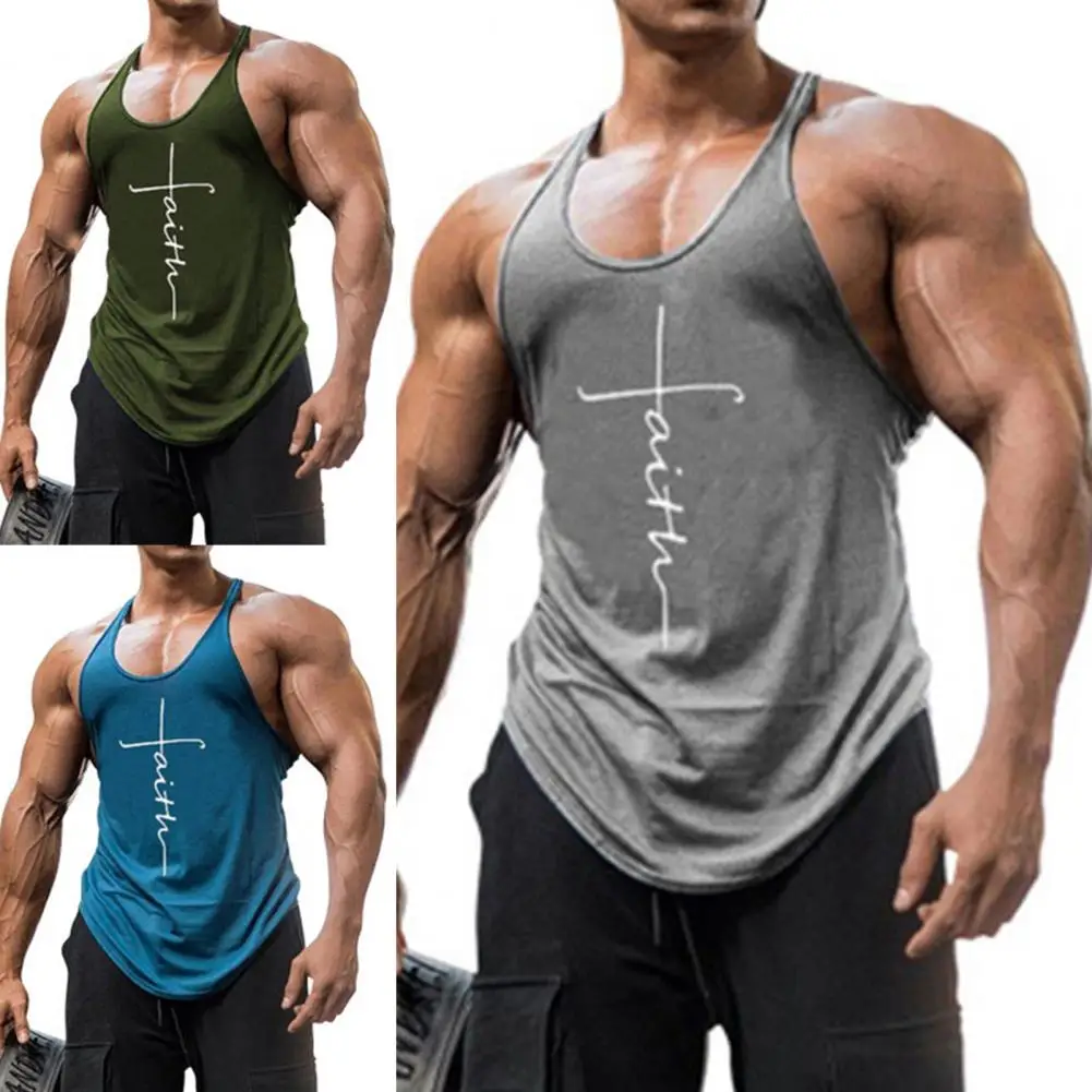 

Fashion Sports Shirt Slim Summer Man Sport Sleeveless Shirt Exquisite Polyester Male Shirt for Travel
