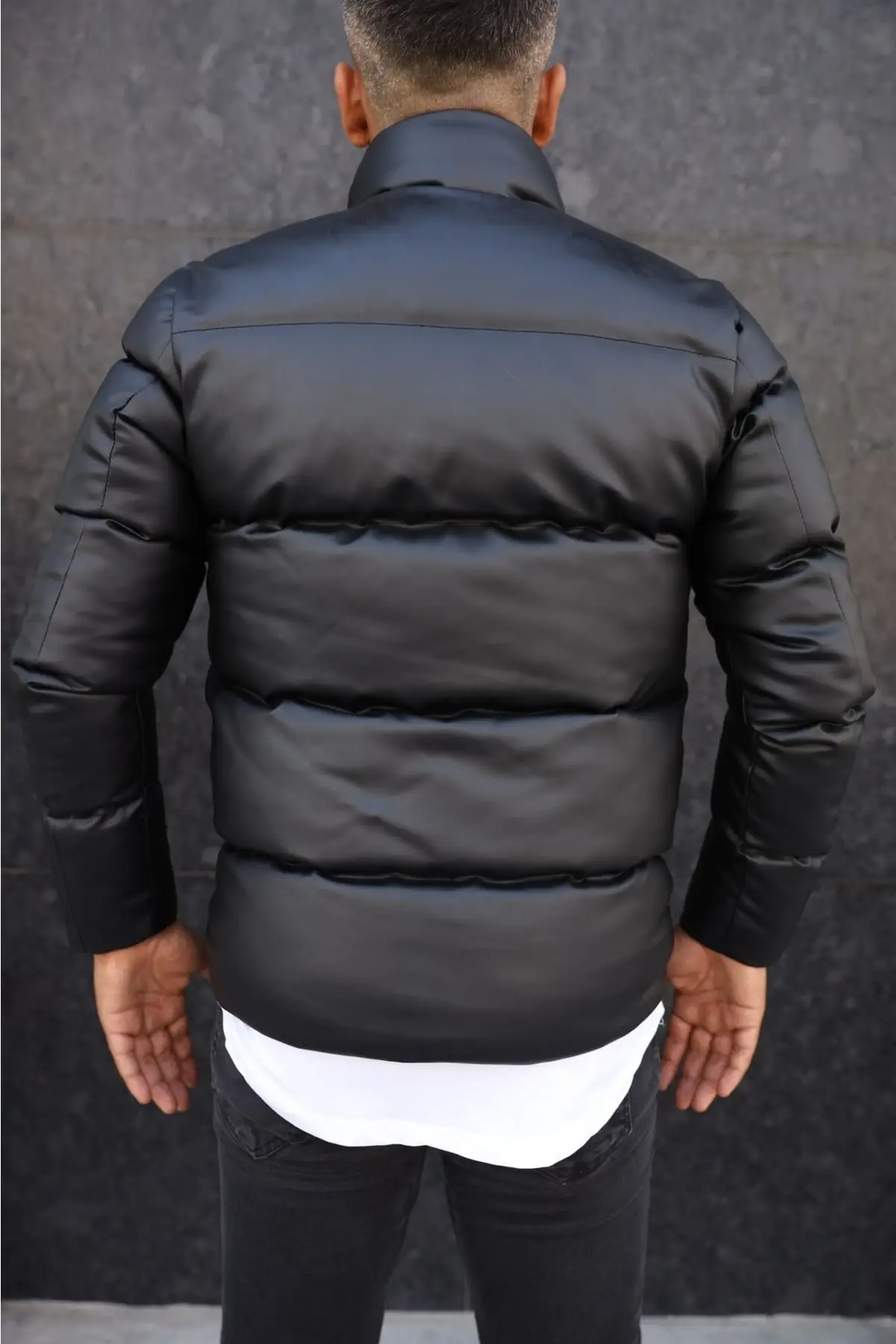 New Season Will Windproof Men's Jacket Inflatable Leather Winter Jacket enlarge