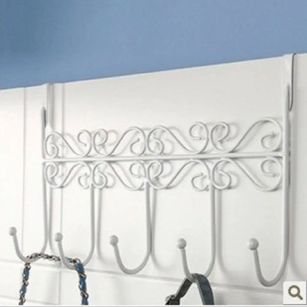 

1 шт., многофункциональная настенная вешалка для полотенец, 5 крючков