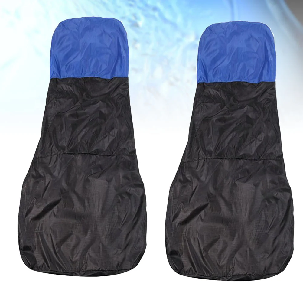 

2pcs Universal Cover Automobiles Nylon Protector (Black and Blue)