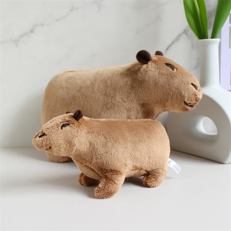 

Cute Simulation Capybara Plush Toys Capybara Plushie Dolls Soft Stuffed Animals Kawaii Peluche 20cm Soothe The Baby Kid Toy Doll