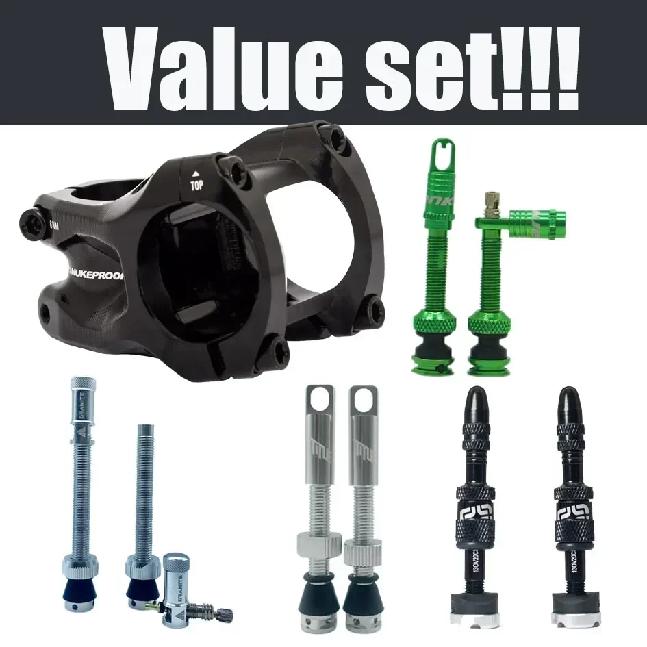 Велосипедный вынос NUKEPROOF HORIZON + комплект бескамерных клапанов отличное значение и