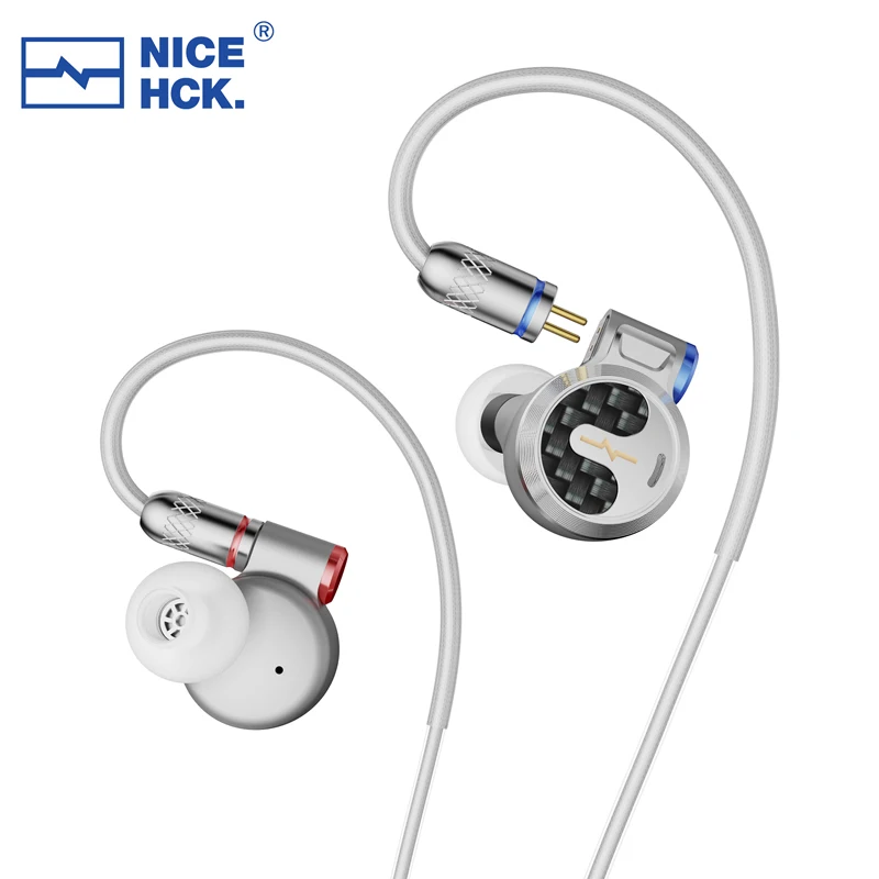 

NiceHCK F1 IEM 14.2mm Planar Diaphragm Driver HIFI Music Earphone With Replaceable Tuning Filters Headset 3.5mm/4.4mm Plug