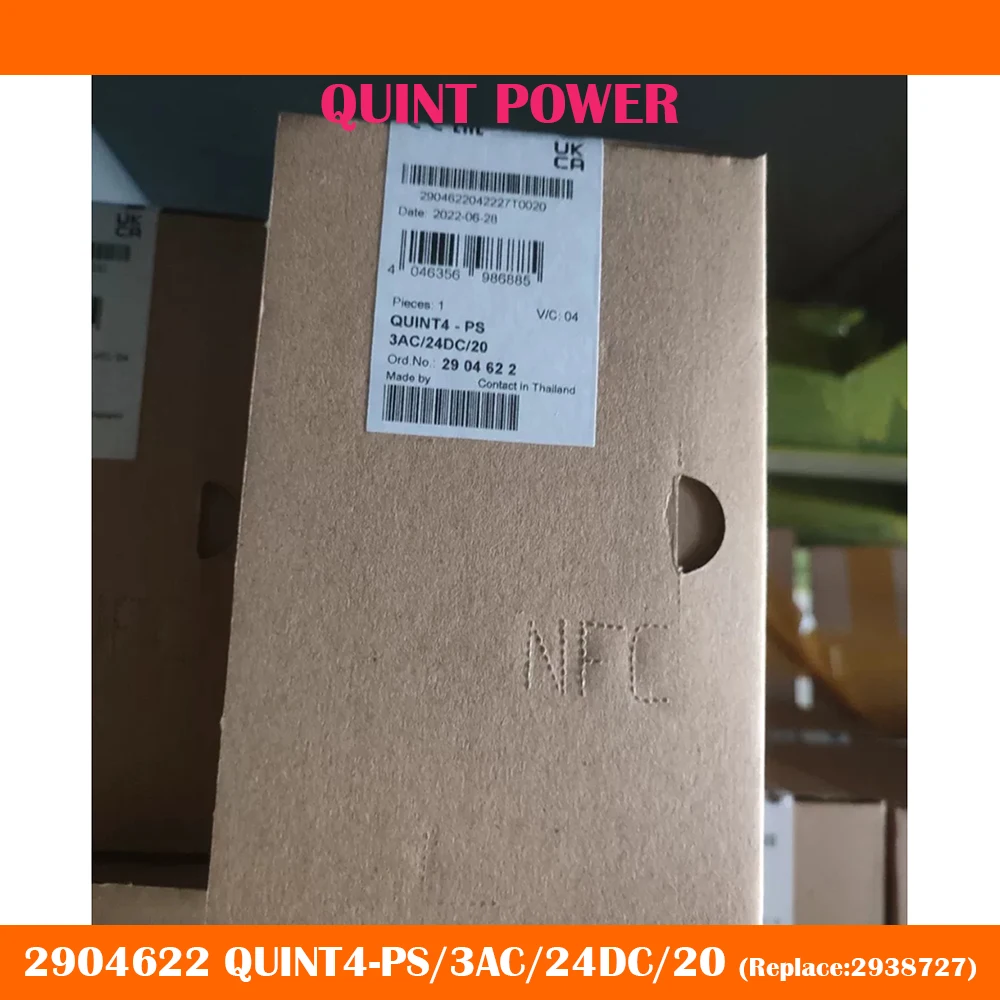 

New 2904622 QUINT4-PS/3AC/24DC/20 QUINT POWER (Replace:2938727) 24VDC/20A Switching Power Supply Work Fine High Quality