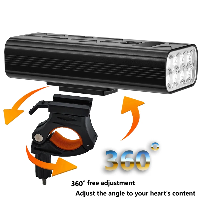 SHIZIWANGRI велосипедный фонарик 10000 мАч супер яркий фонарь USB перезаряжаемый 8