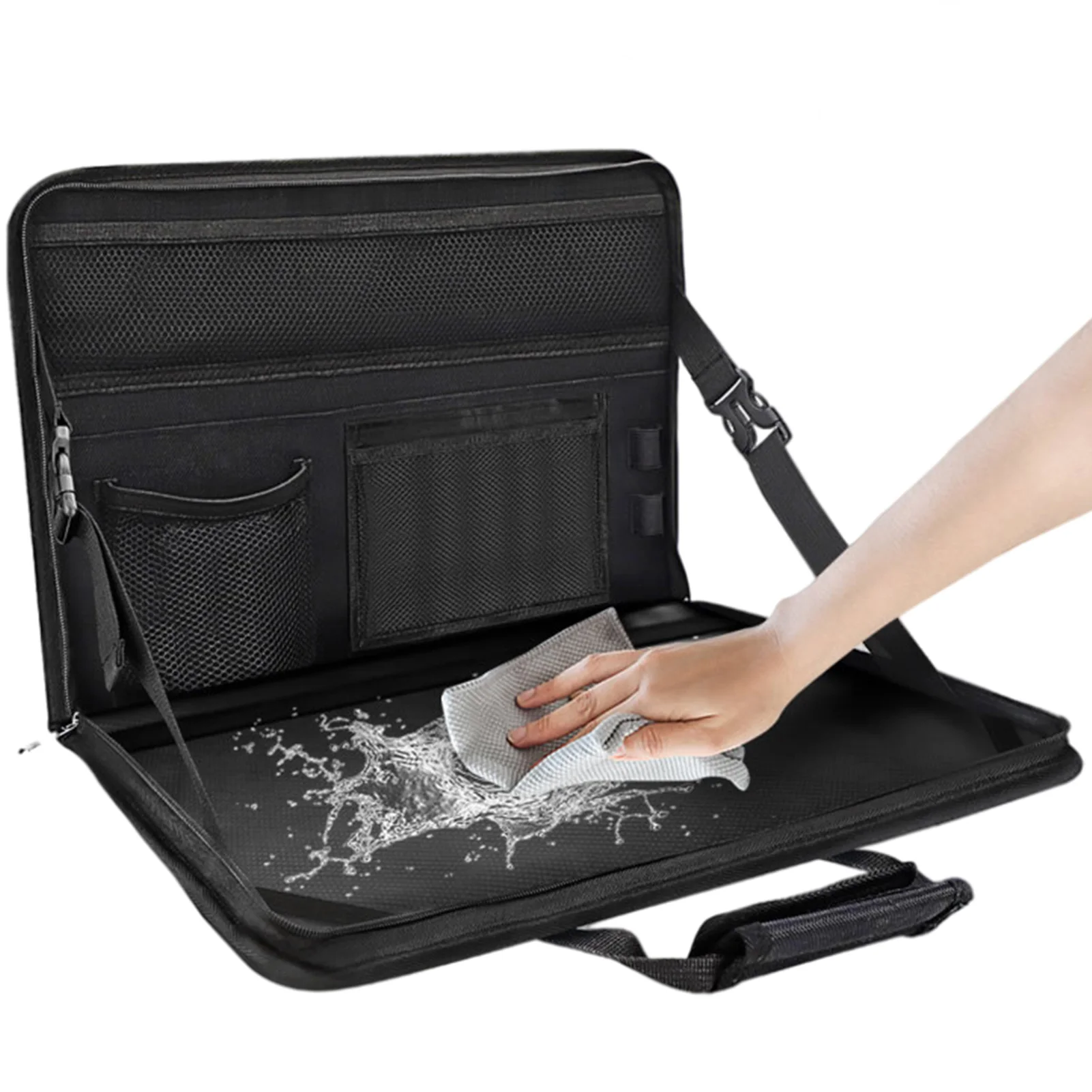 

Waterproof Car Laptop Holder Adjustable Car Laptop Desk Multifunctional Car Office Bags For Truck Driver Commuters Truck