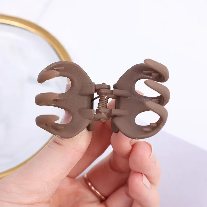 3 шт./компл. однотонные маленькие заколки для девочек милые волос простые матовые