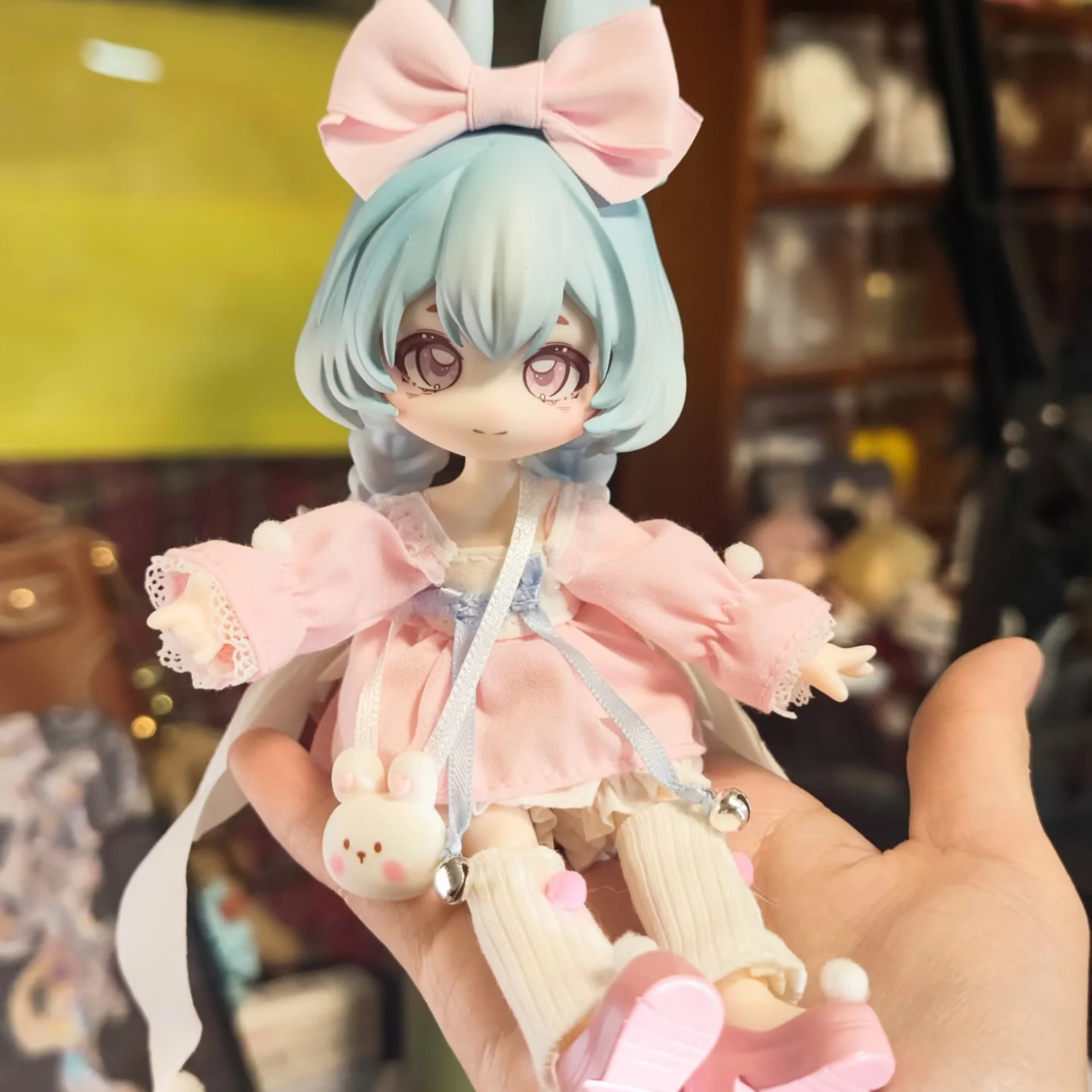Подлинная 1/12 Bjd недейная кукла Jump Lunar Time Bunny Baby Series слепая коробка подвижная