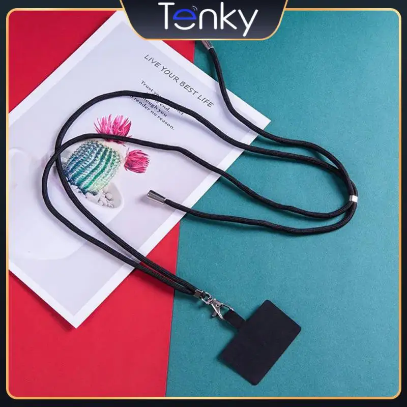 

Universal Hanging Neck Rope Anti Loss Rope Clip Portable Mobile Phone Hanging Rope Adjustable Phone Accessories