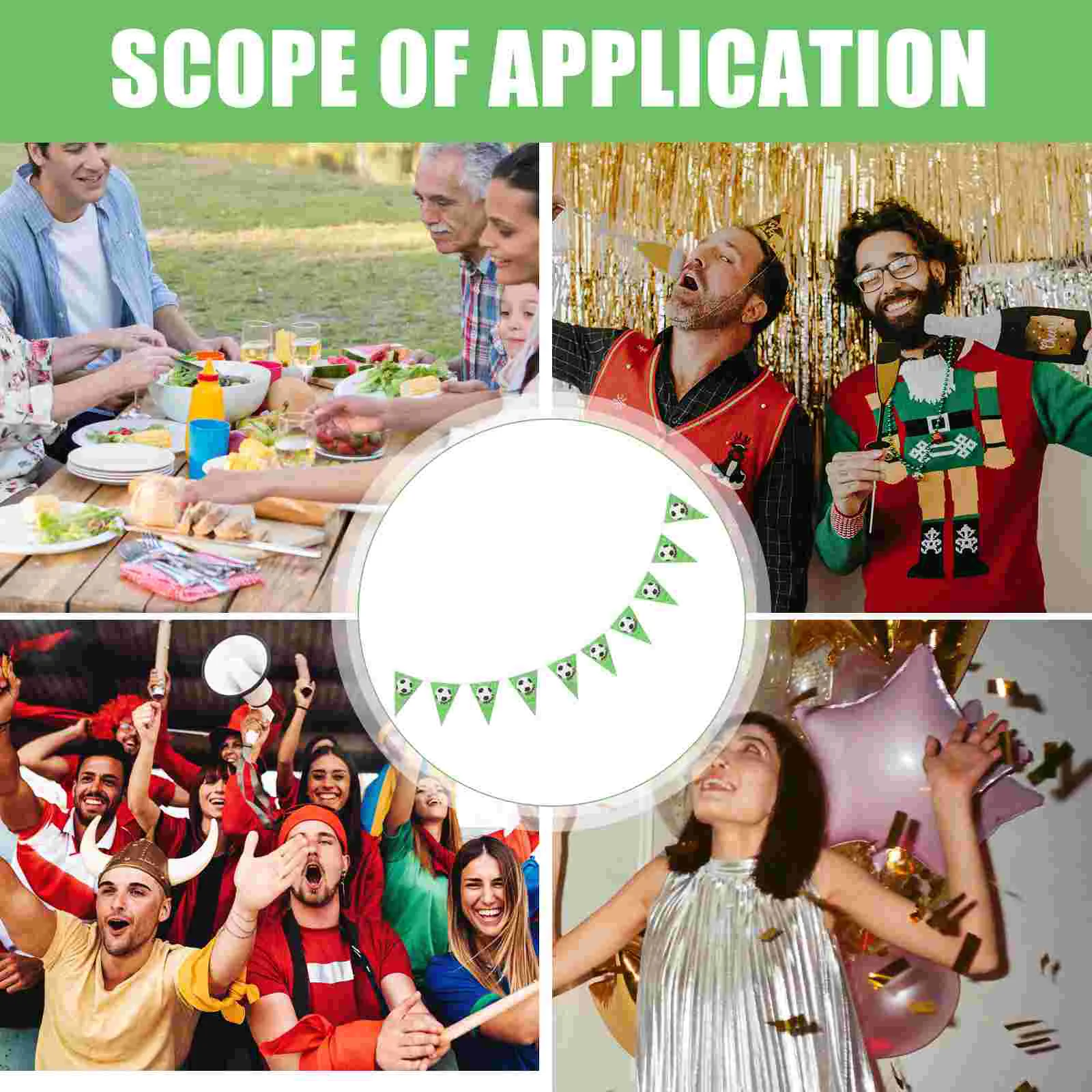 Баннер из мешковины украшение для вечеринки день рождения футбольная тема