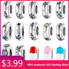 Бусины-Стопперы из серебра 925 пробы, для браслета