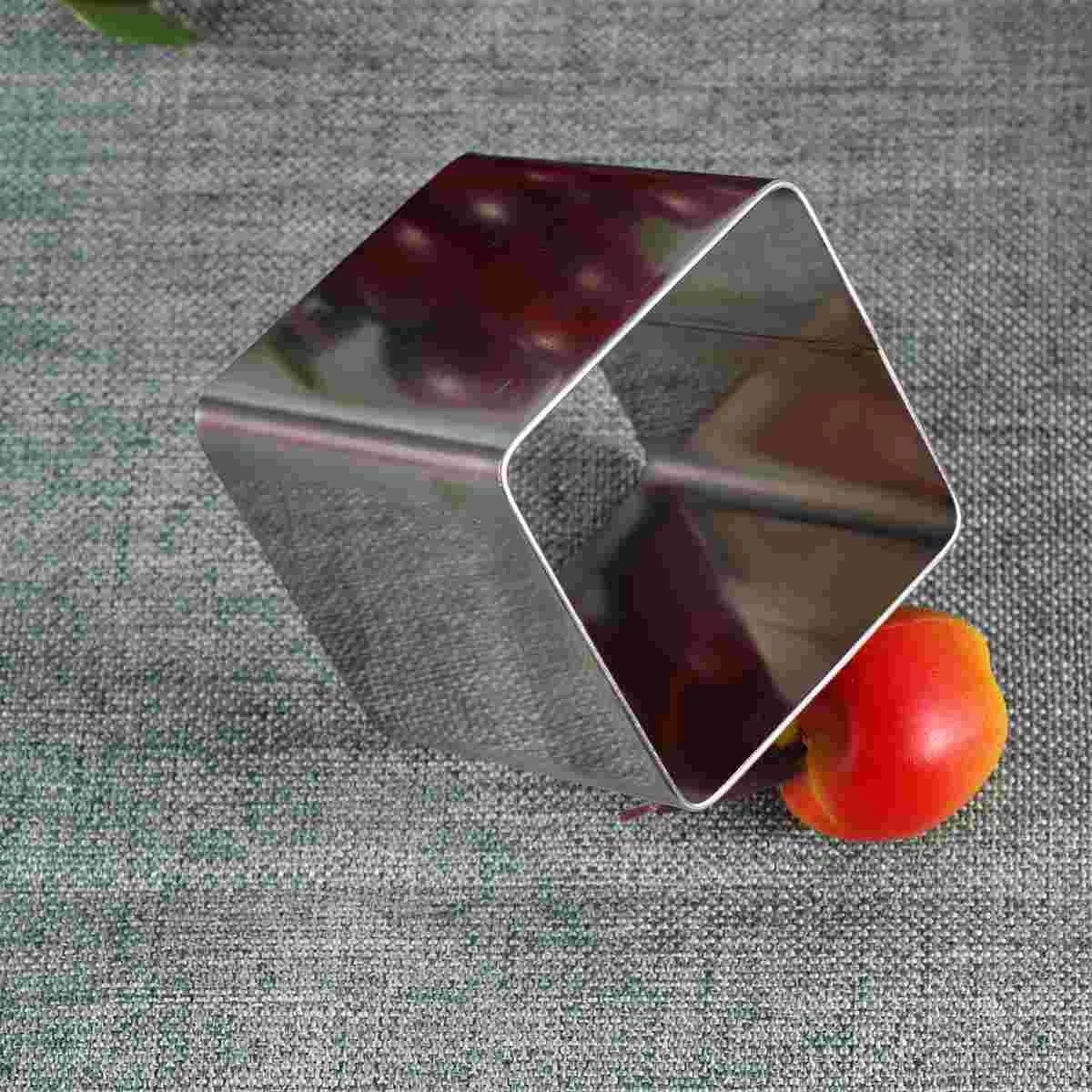 

Cake Ring Mousse Baking Square Mold Rings Mould Steel Stainless Cookie Cuttermoldspastry Dessert Tart Oval Metal Mini Biscuit
