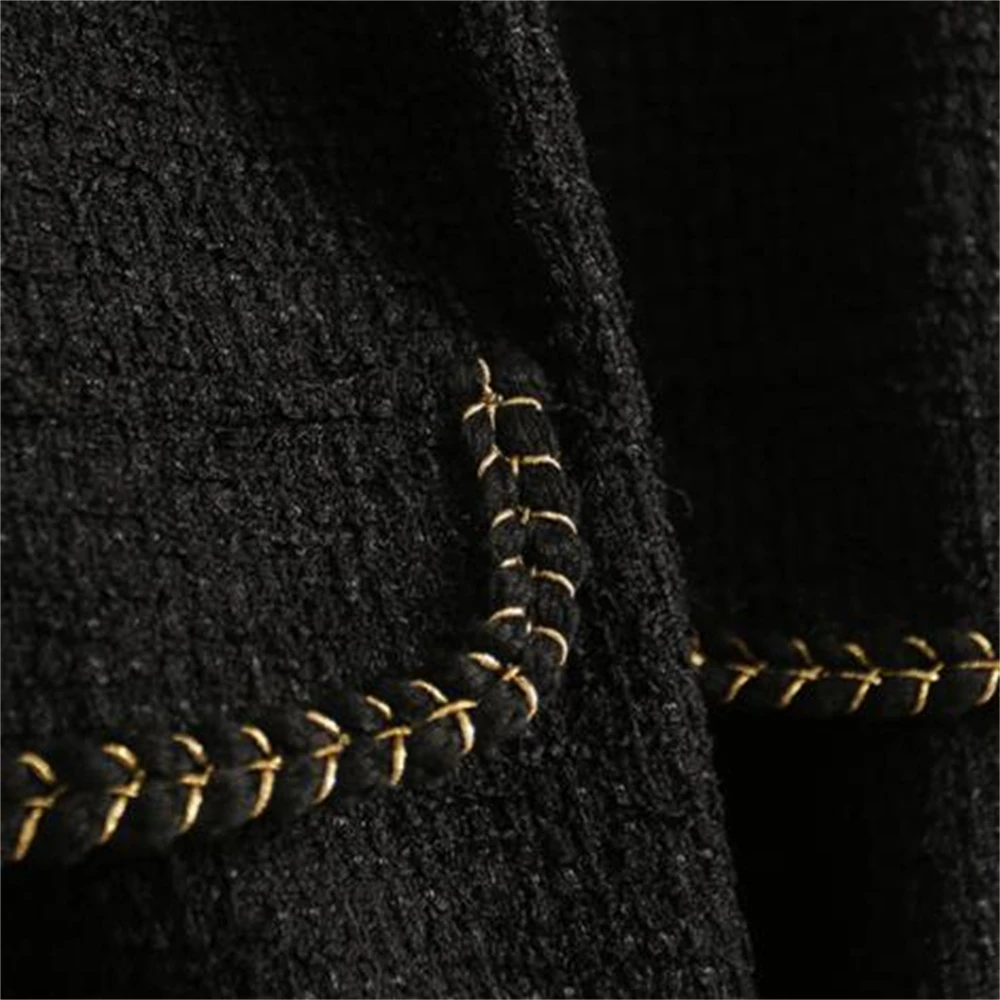 Женское Шерстяное Платье До Колена элегантное модное клетчатое платье в