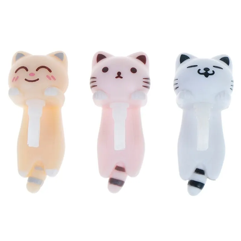 Cute Cat Anti Dust Plug 3.5mm Mobile Phone Earphone Jack Dust Plug Phone Accessories For Smart Phone 3 Colors