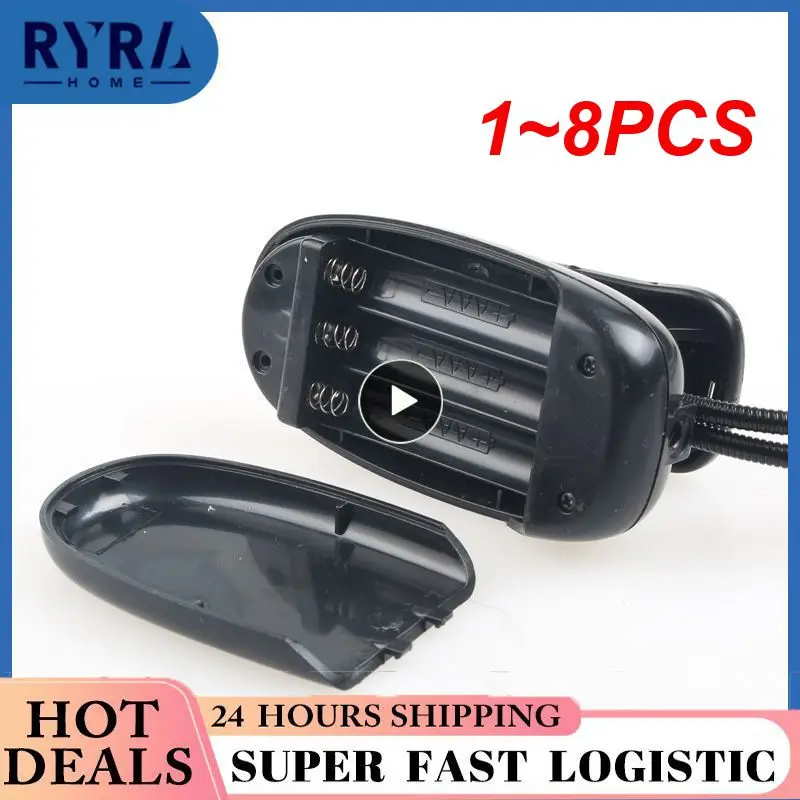 

1~8PCS Music Stand Light Clip On LED Book Light USB Or AAA Battery Operated Reading Lamp In Bed For Bookworms Piano Player Kids