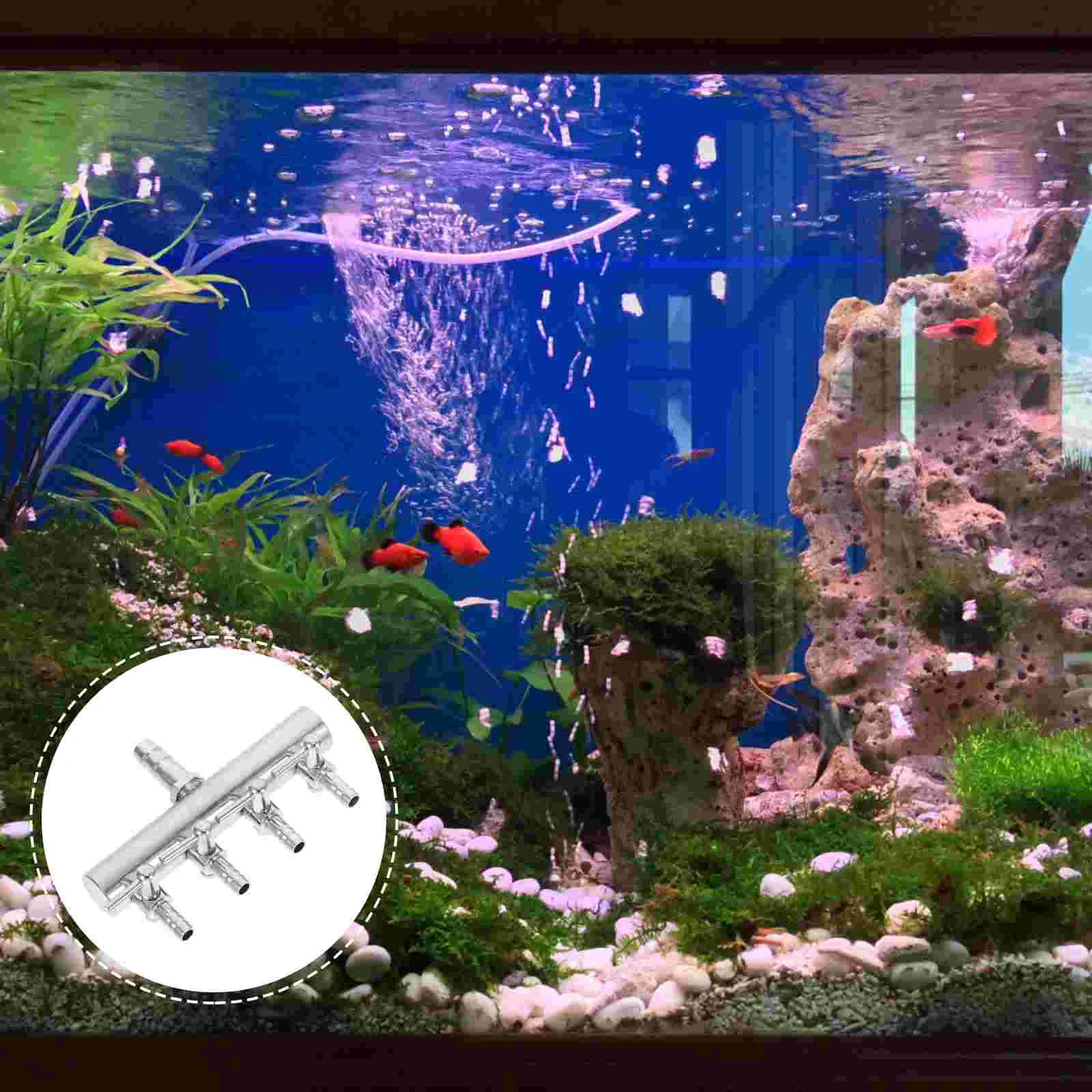 2-ходовой воздушный фитинговый насос для аквариума рычаг потока трубка